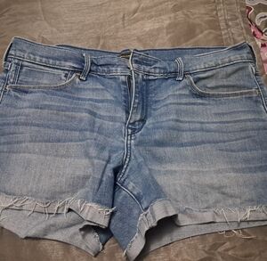 Abercrombie & Fitch Light Blue Denim Shorts